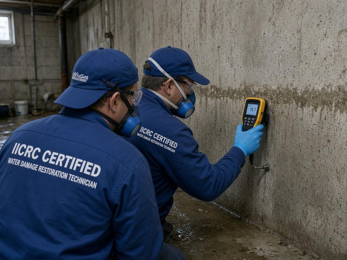 IICRC certified water damage restoration technicians in Vancouver